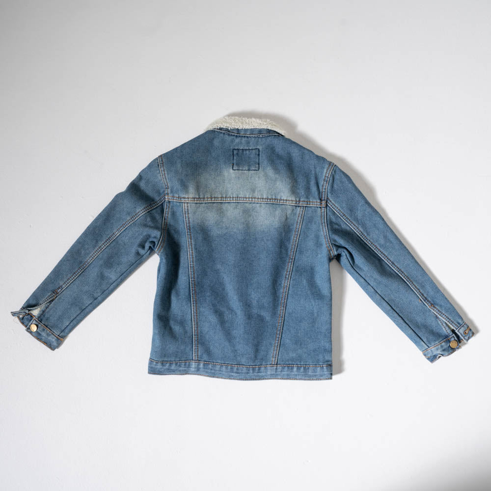 Boys Sherpa Edit Denim Jacket