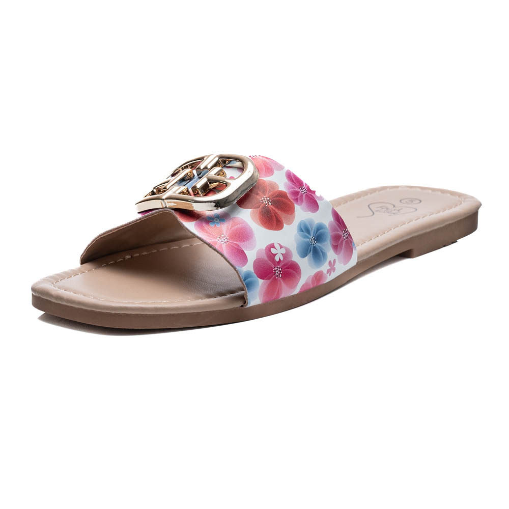 Ladies on sale floral sandals