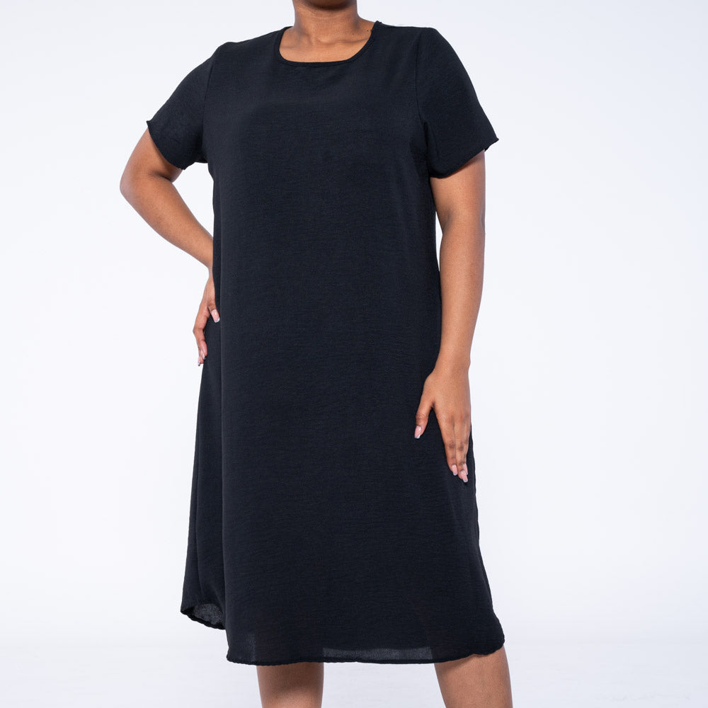 Black Plus Size Airflow Tunic