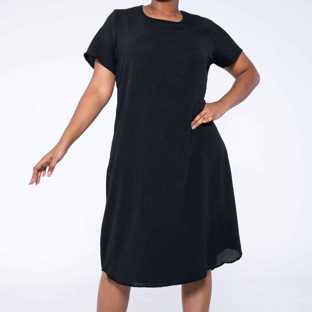 Black Plus Size Airflow Tunic