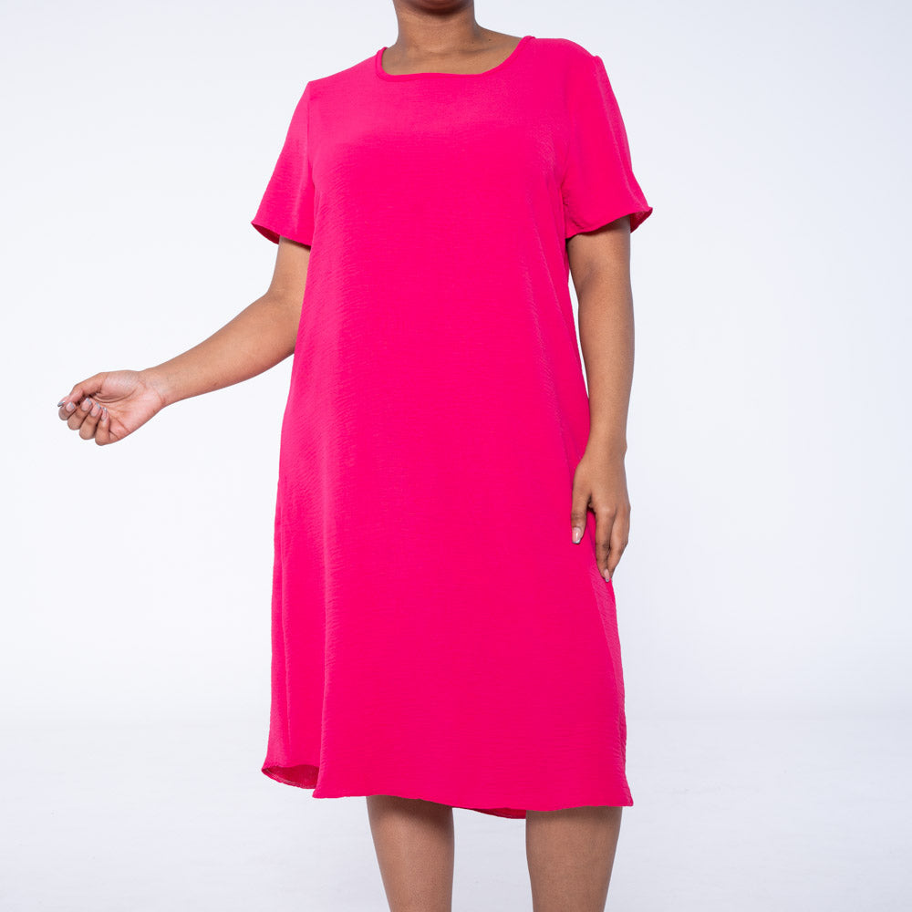 Fuchsia Plus Size Airflow Tunic