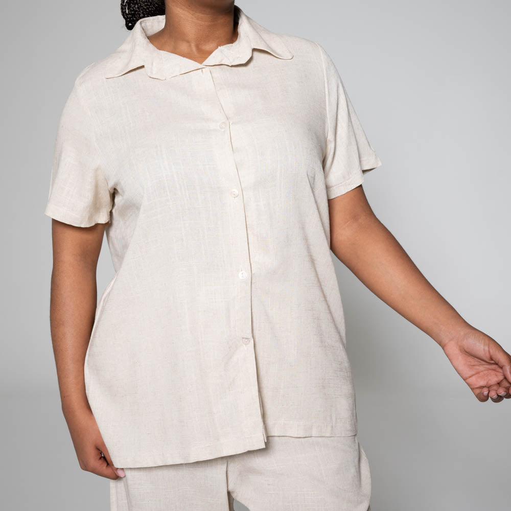 Plus Size Linen Top