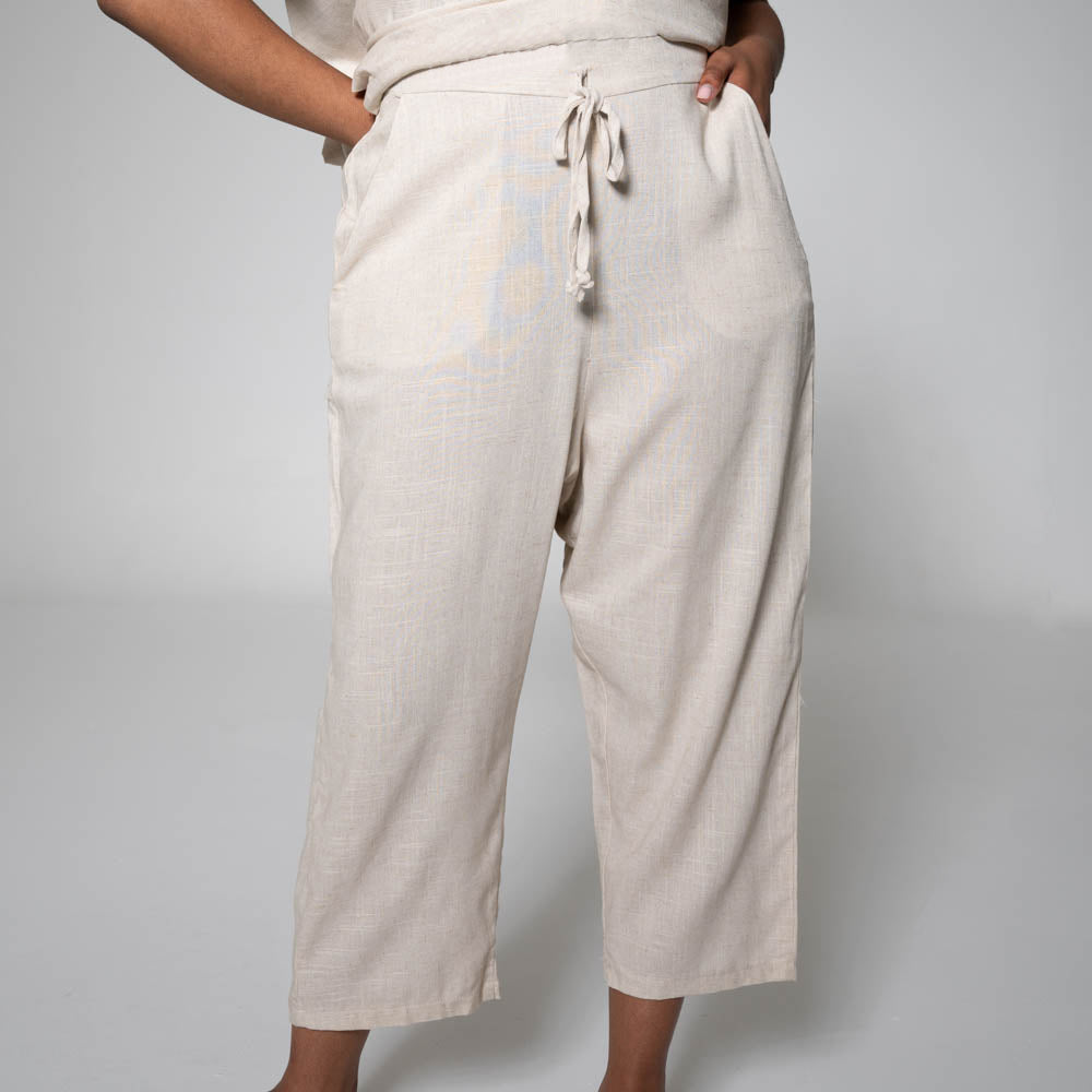 Plus Size Linen Pants