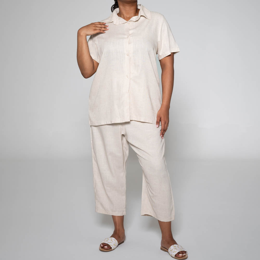 Plus Size Linen Pants