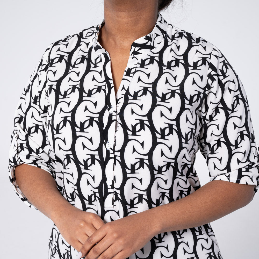 Printed Plus Size Tunic