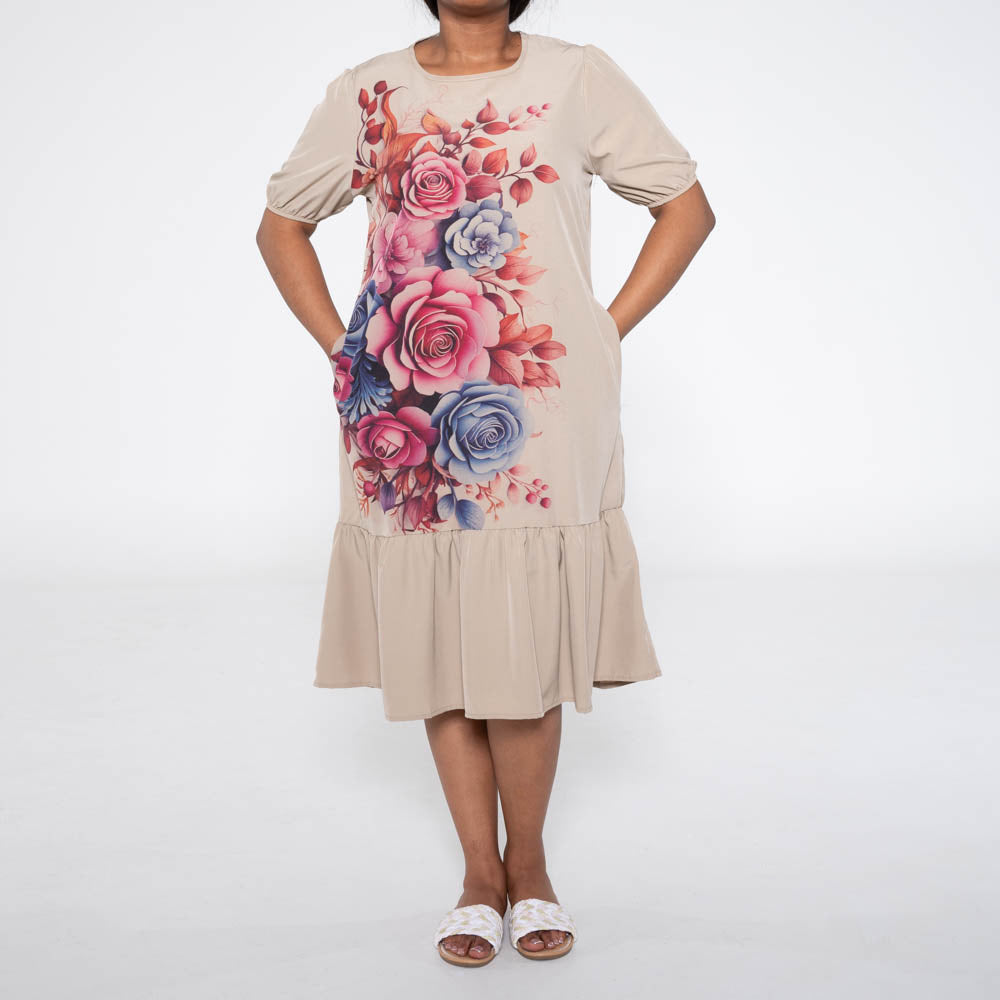 Plus Size Printed Tunic