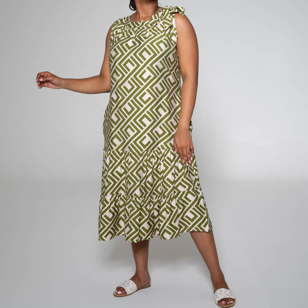 Plus Size Printed Tunic