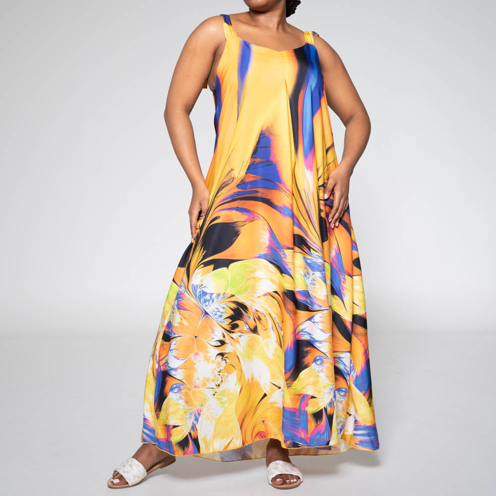 Plus Size Printed Dress