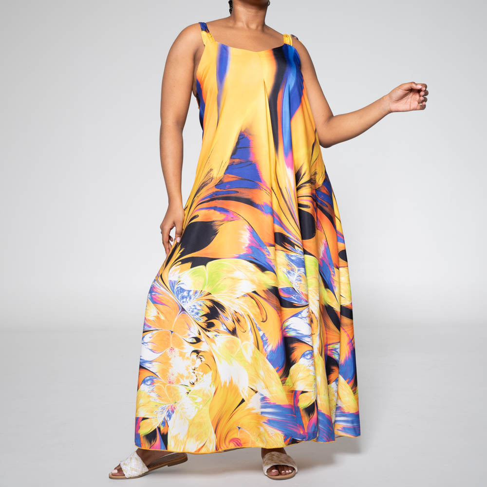 Plus Size Printed Dress