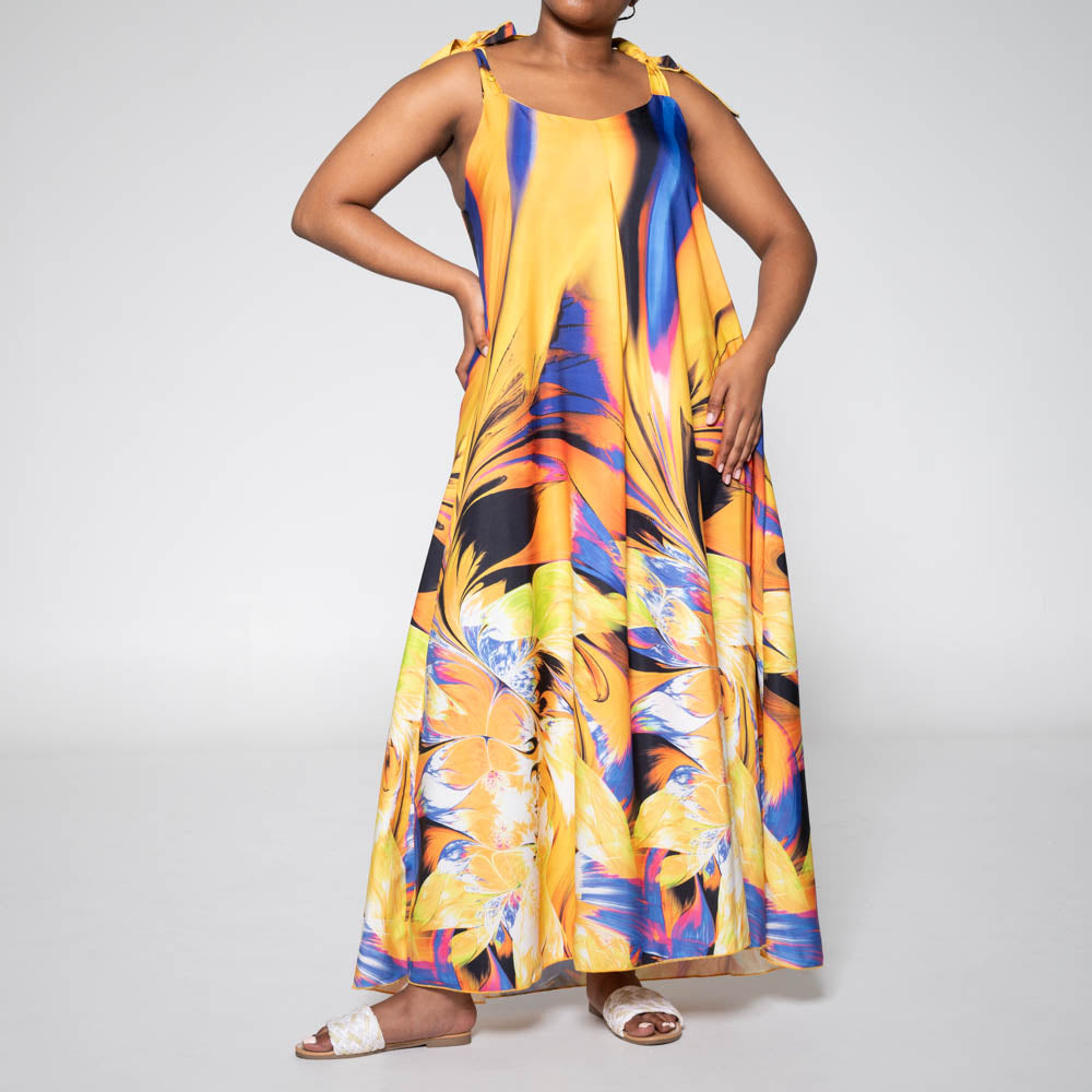 Plus Size Printed Dress