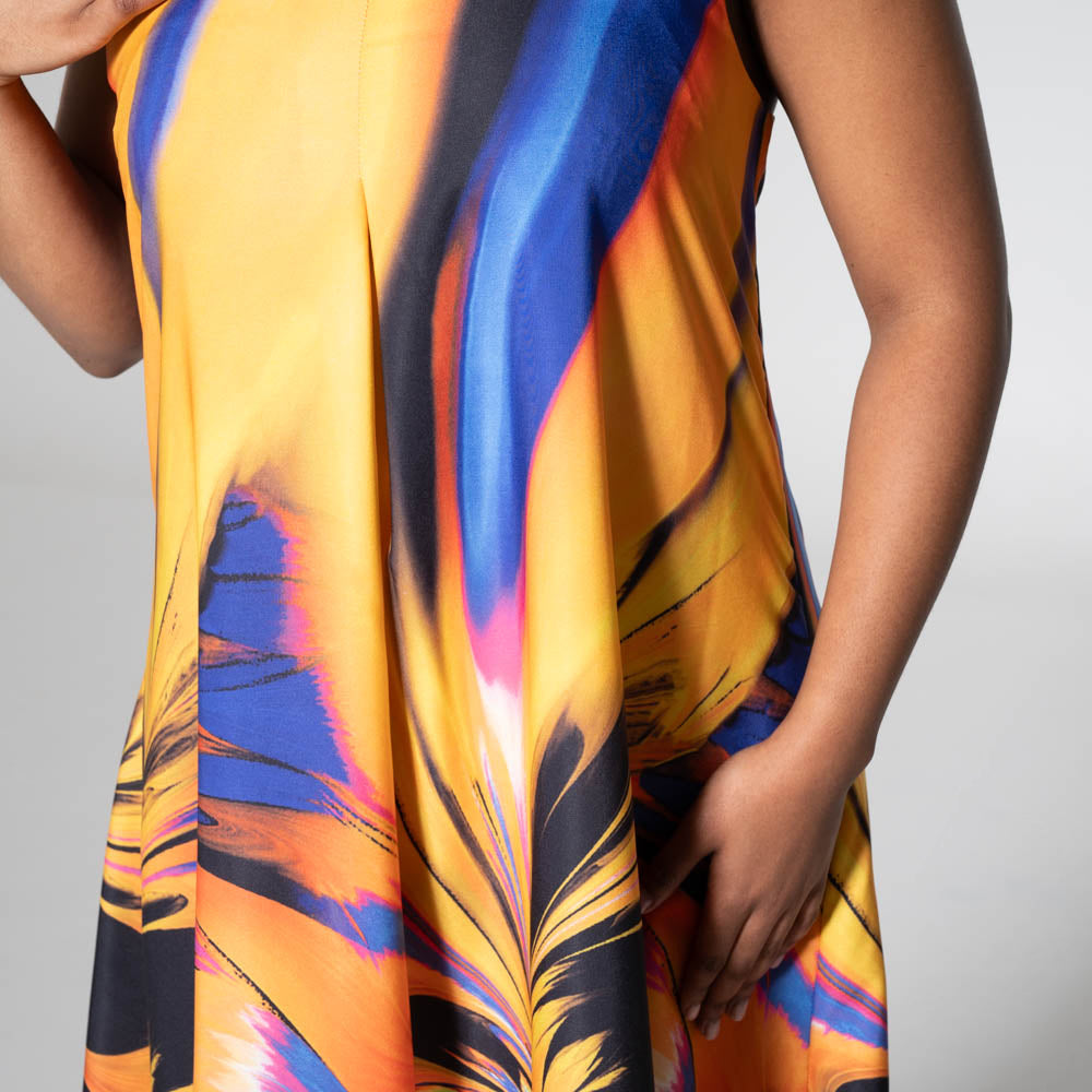 Plus Size Printed Dress