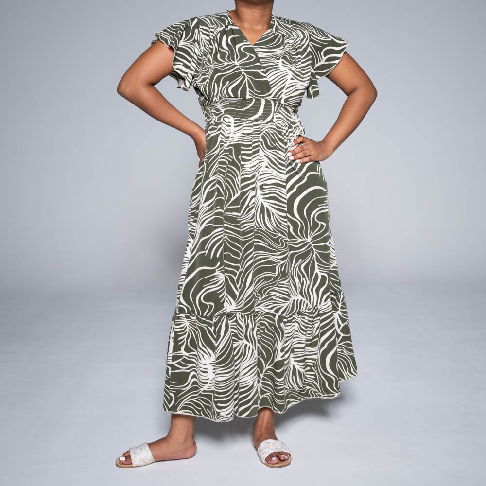 Plus Size Printed Dress