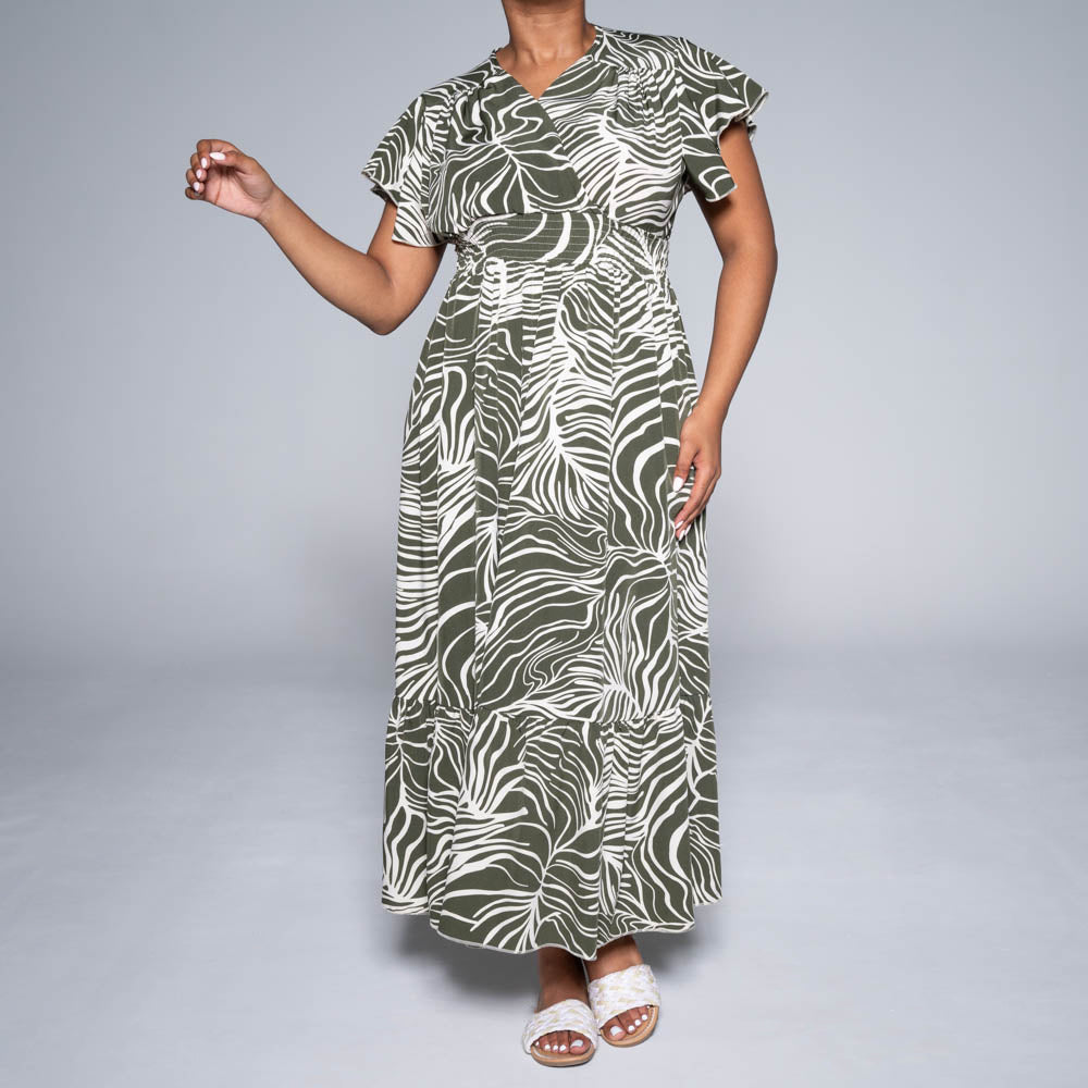 Plus Size Printed Dress