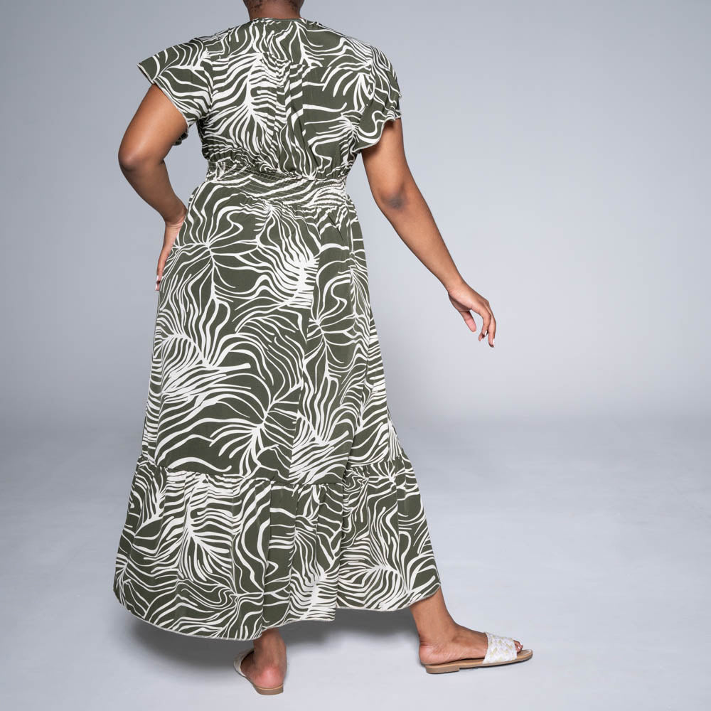 Plus Size Printed Dress