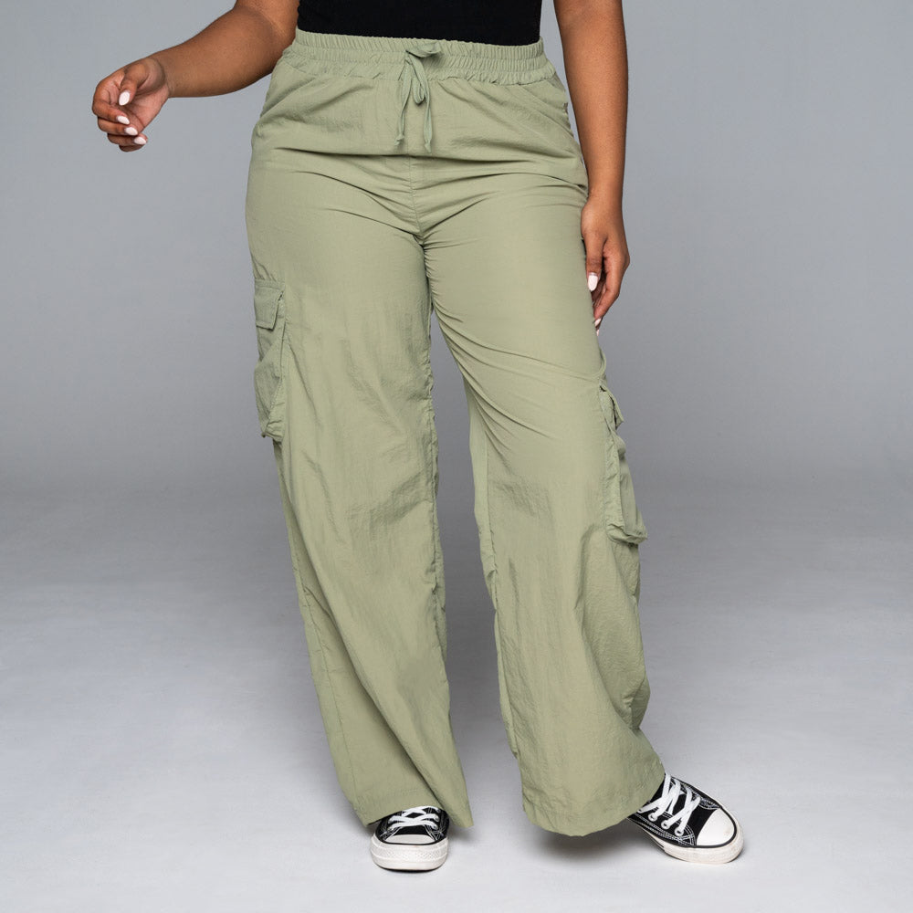 Fatigue Teslon Nylon Cargo Pants