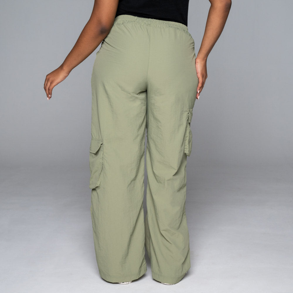 Fatigue Teslon Nylon Cargo Pants