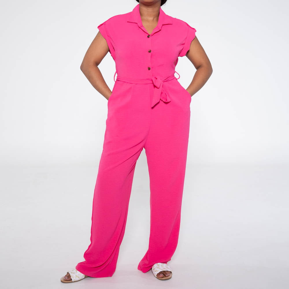 Cerise Ladies Jumpsuit