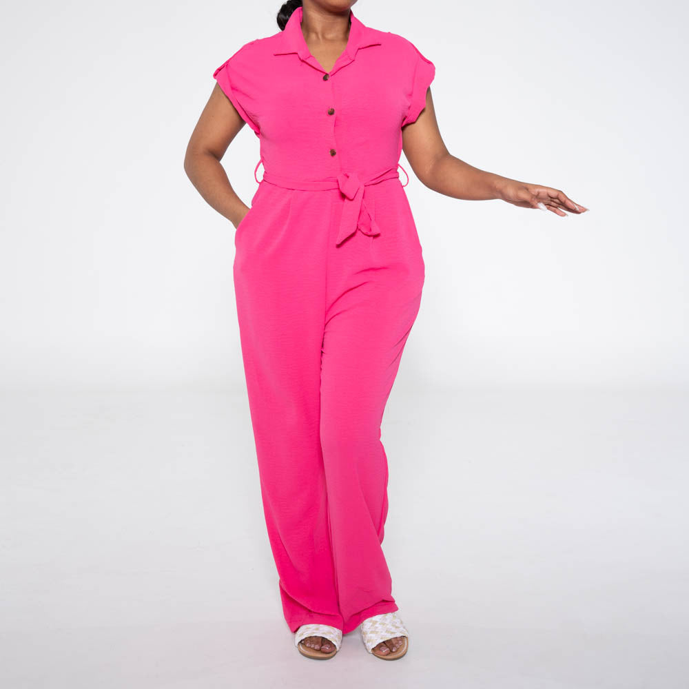 Cerise Ladies Jumpsuit