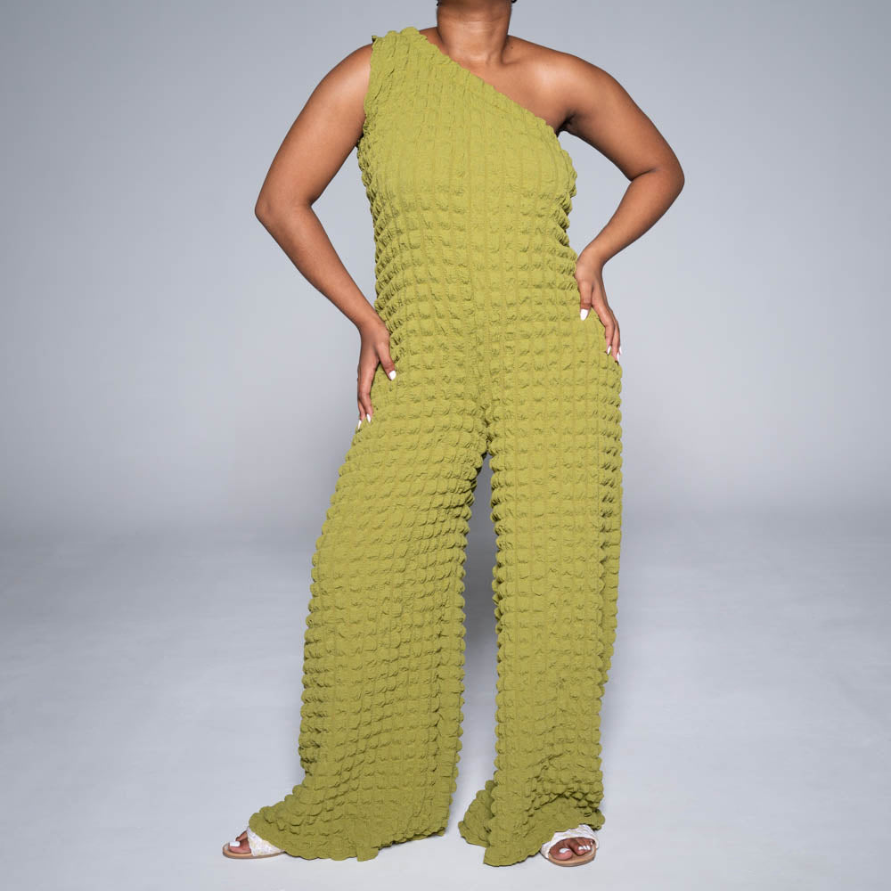 Chartreuse  Rocket Bubble Jumpsuit