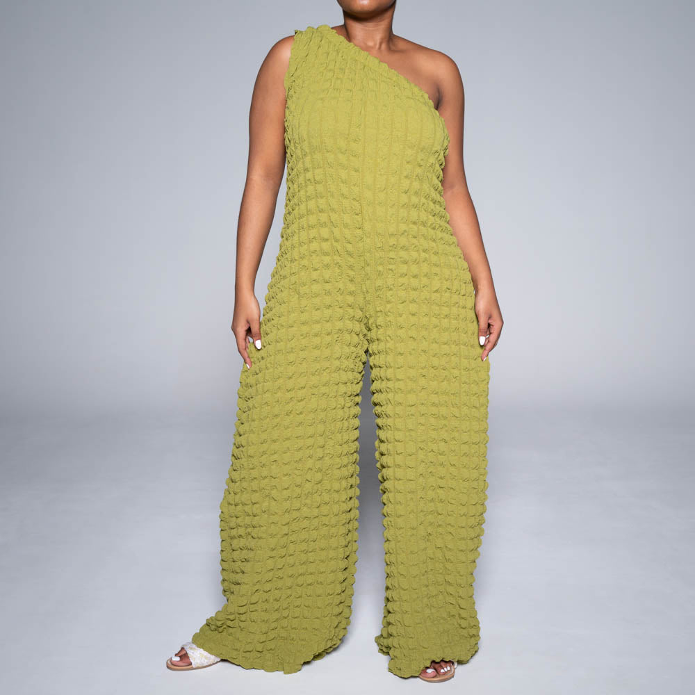 Chartreuse  Rocket Bubble Jumpsuit