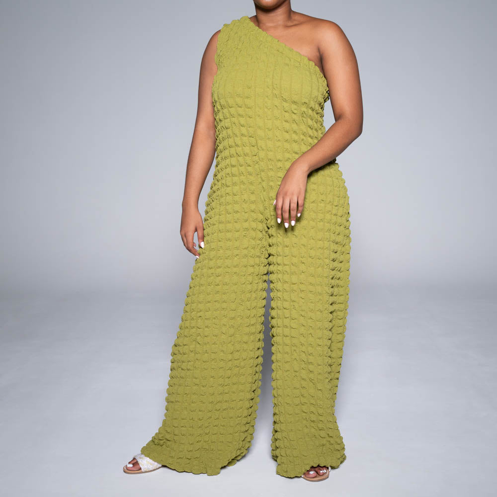 Chartreuse  Rocket Bubble Jumpsuit