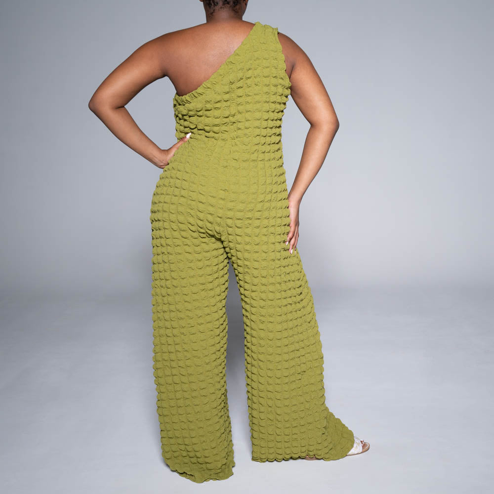 Chartreuse  Rocket Bubble Jumpsuit