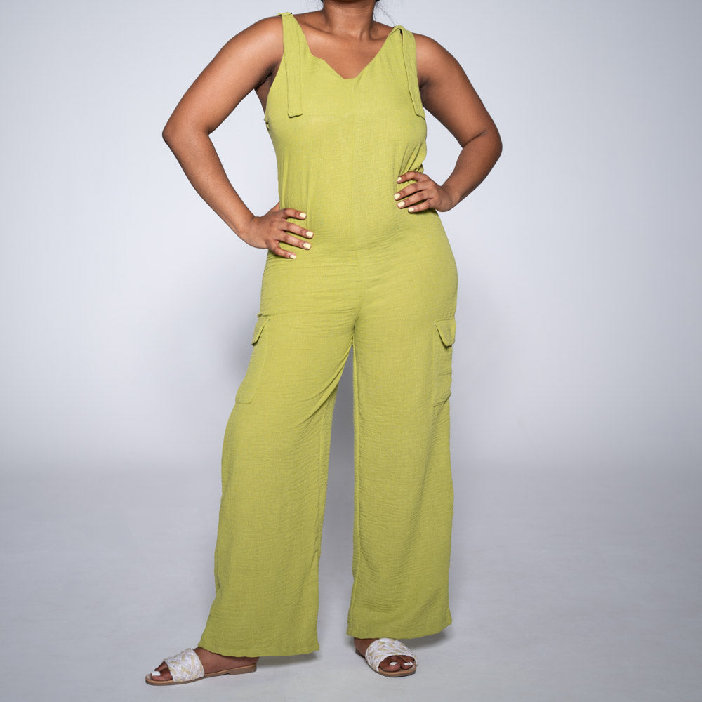 Chartreuse Jumpsuit