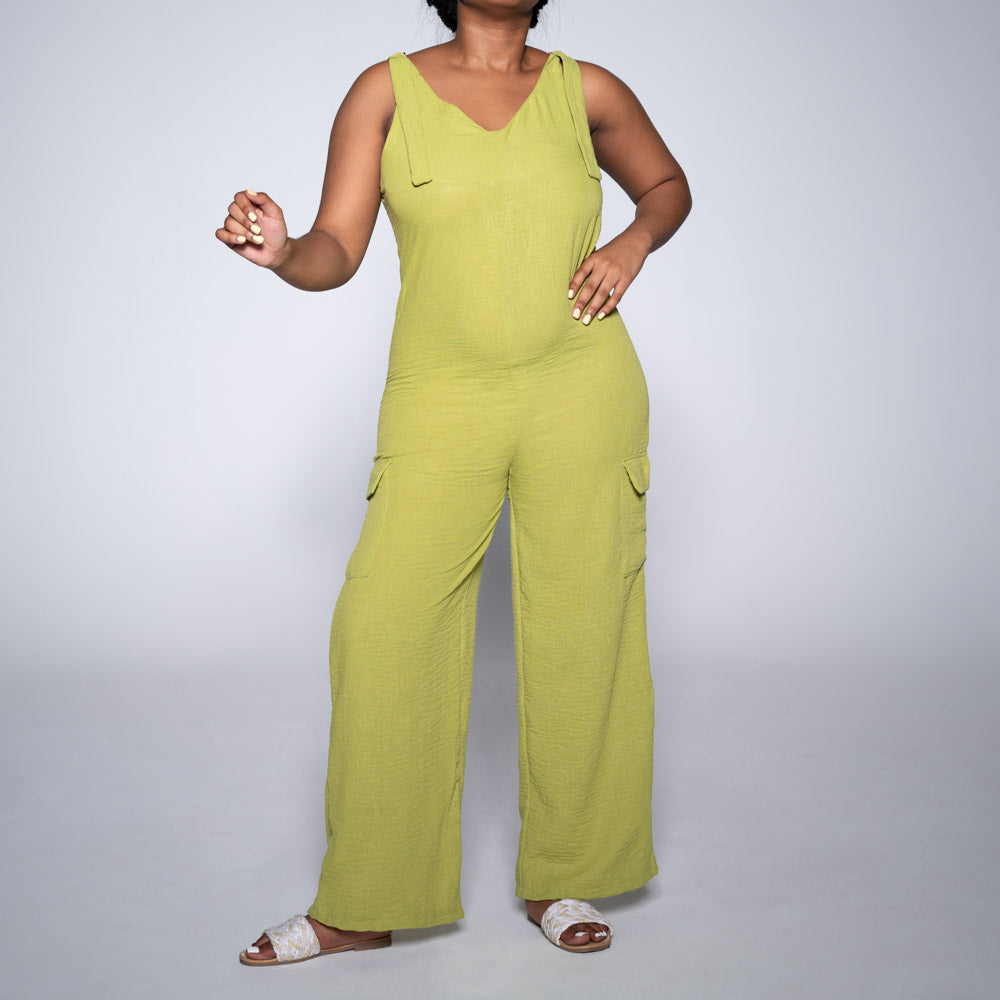 Chartreuse Jumpsuit