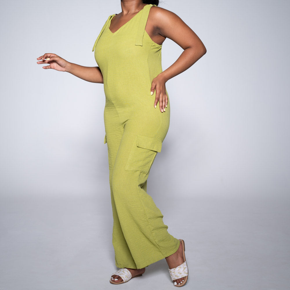 Chartreuse Jumpsuit