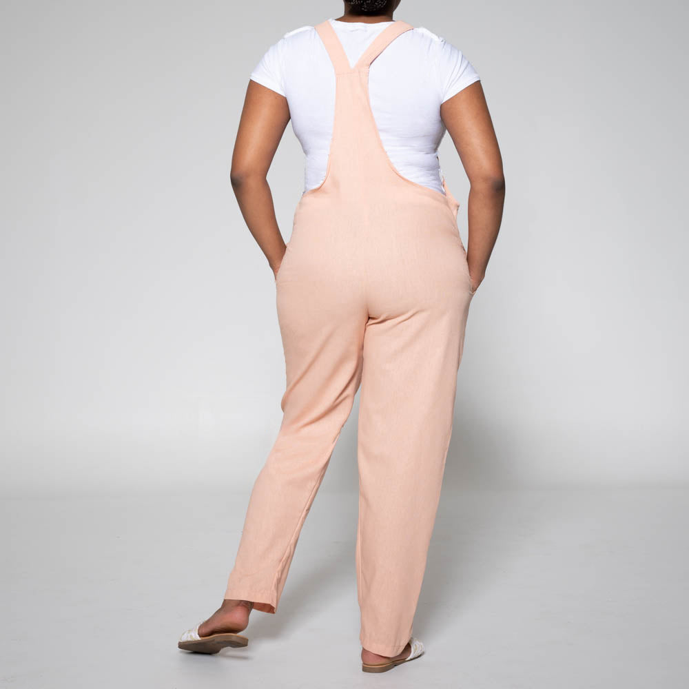 Blush Linen Jumpsuit