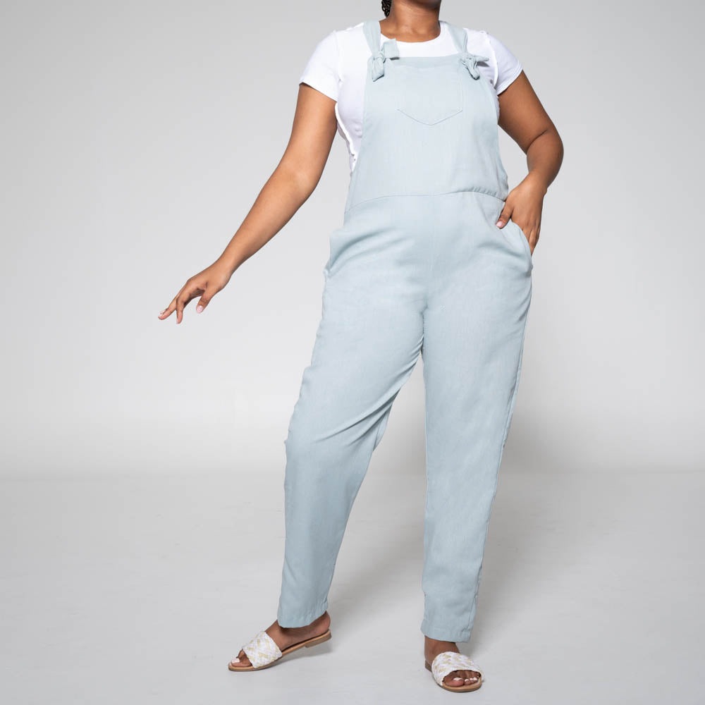 Sage Linen Jumpsuit