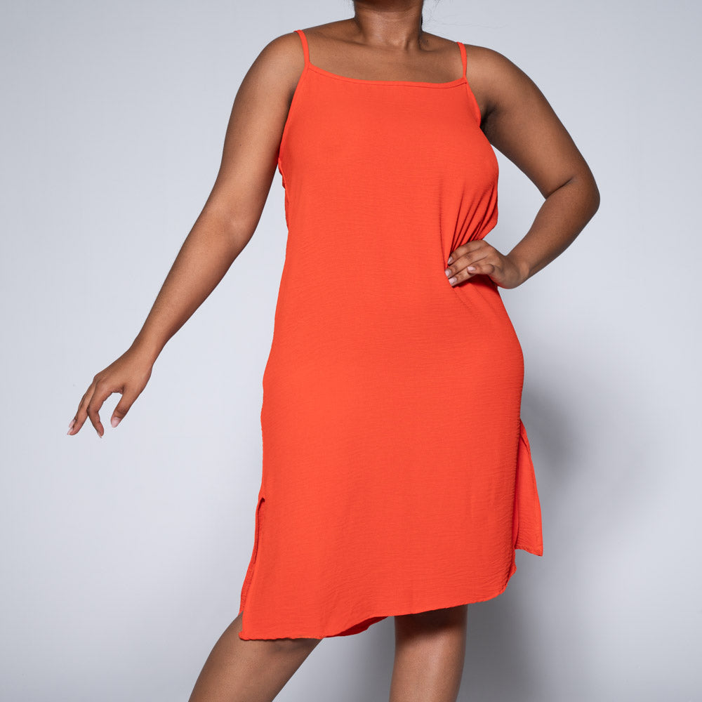 Terracotta Strappy Dress