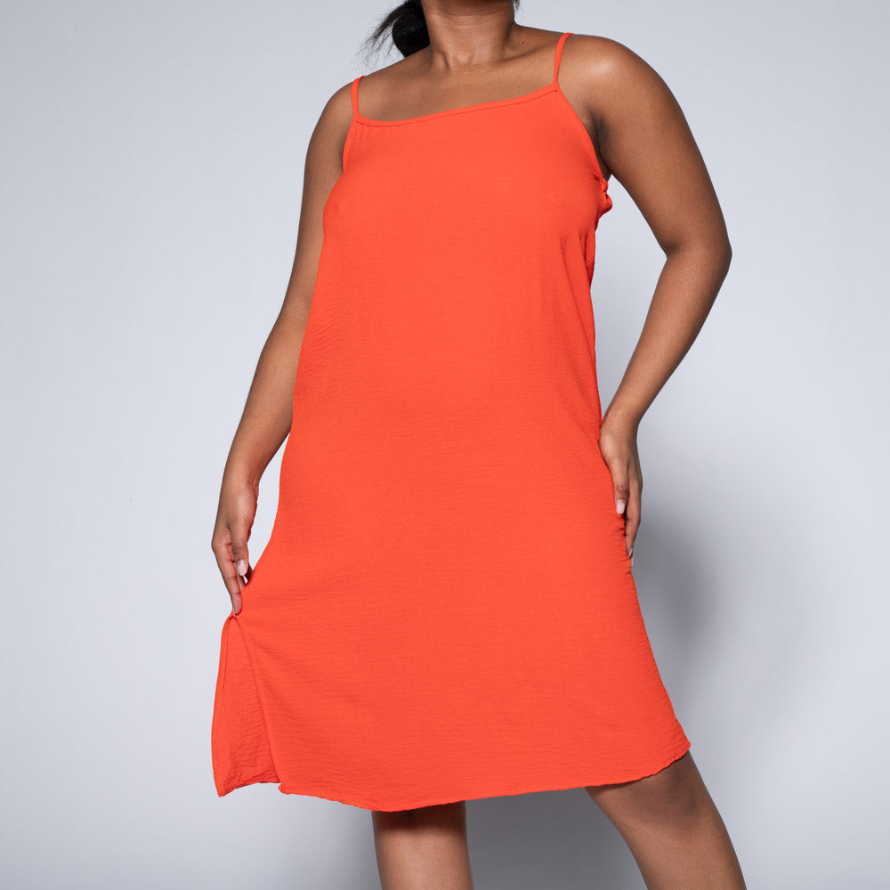 Terracotta Strappy Dress