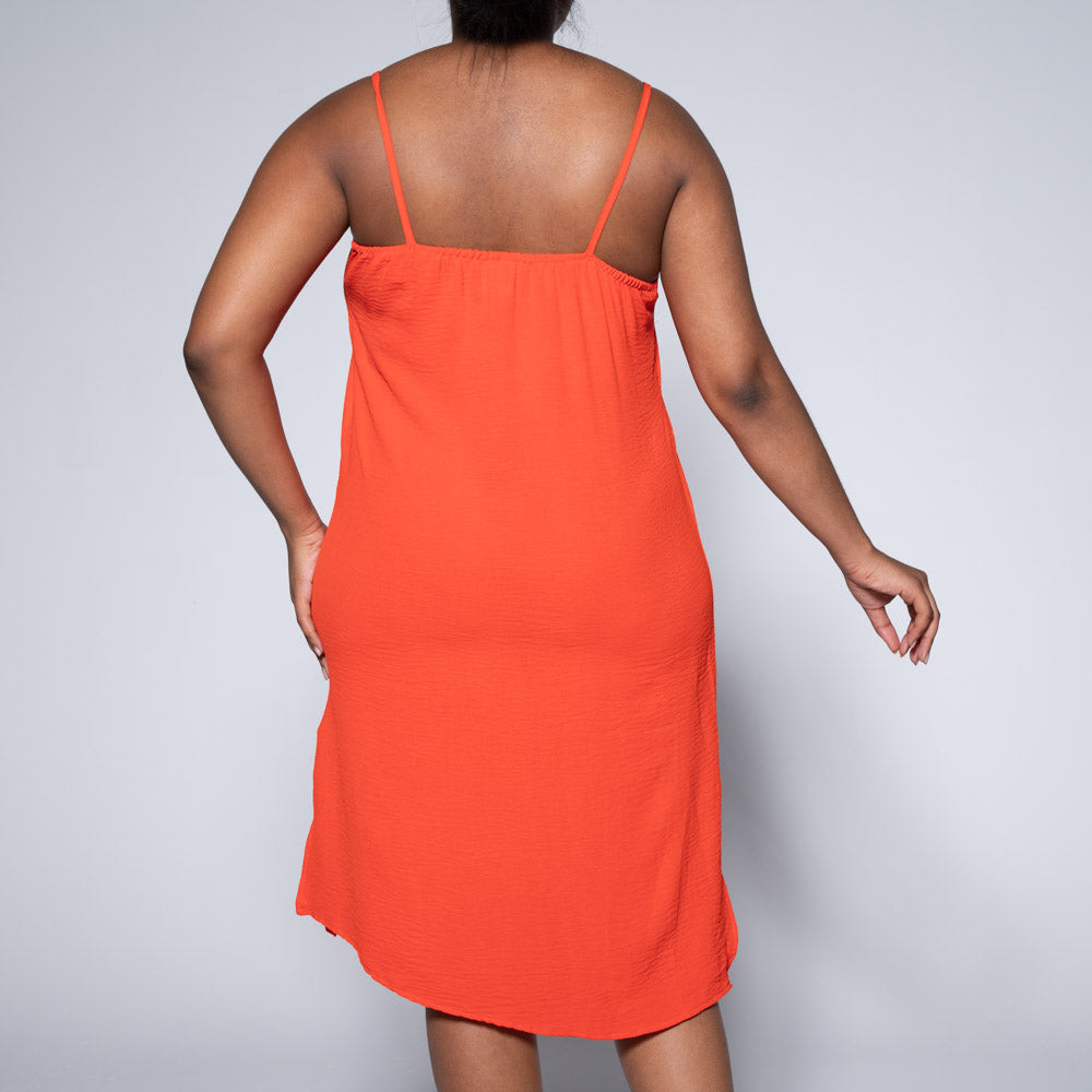 Terracotta Strappy Dress