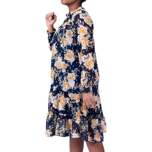 Printed Chiffon Dress