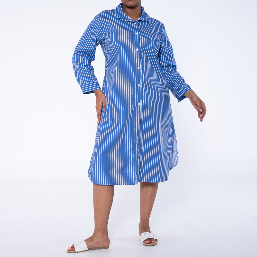 Striped Poplin Tunic