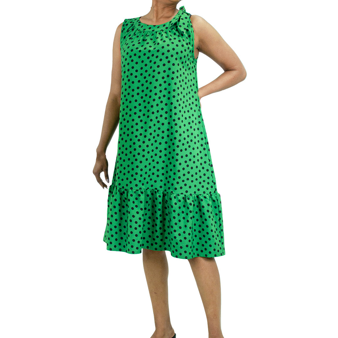 Emerald Polka Dot Tunic