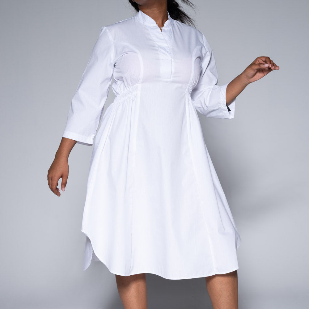 White Poplin Tunic