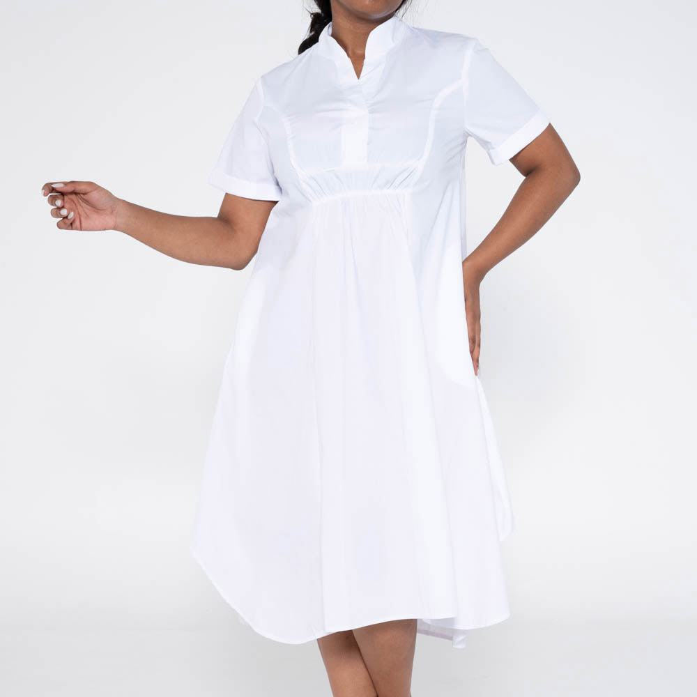 White Poplin Tunic