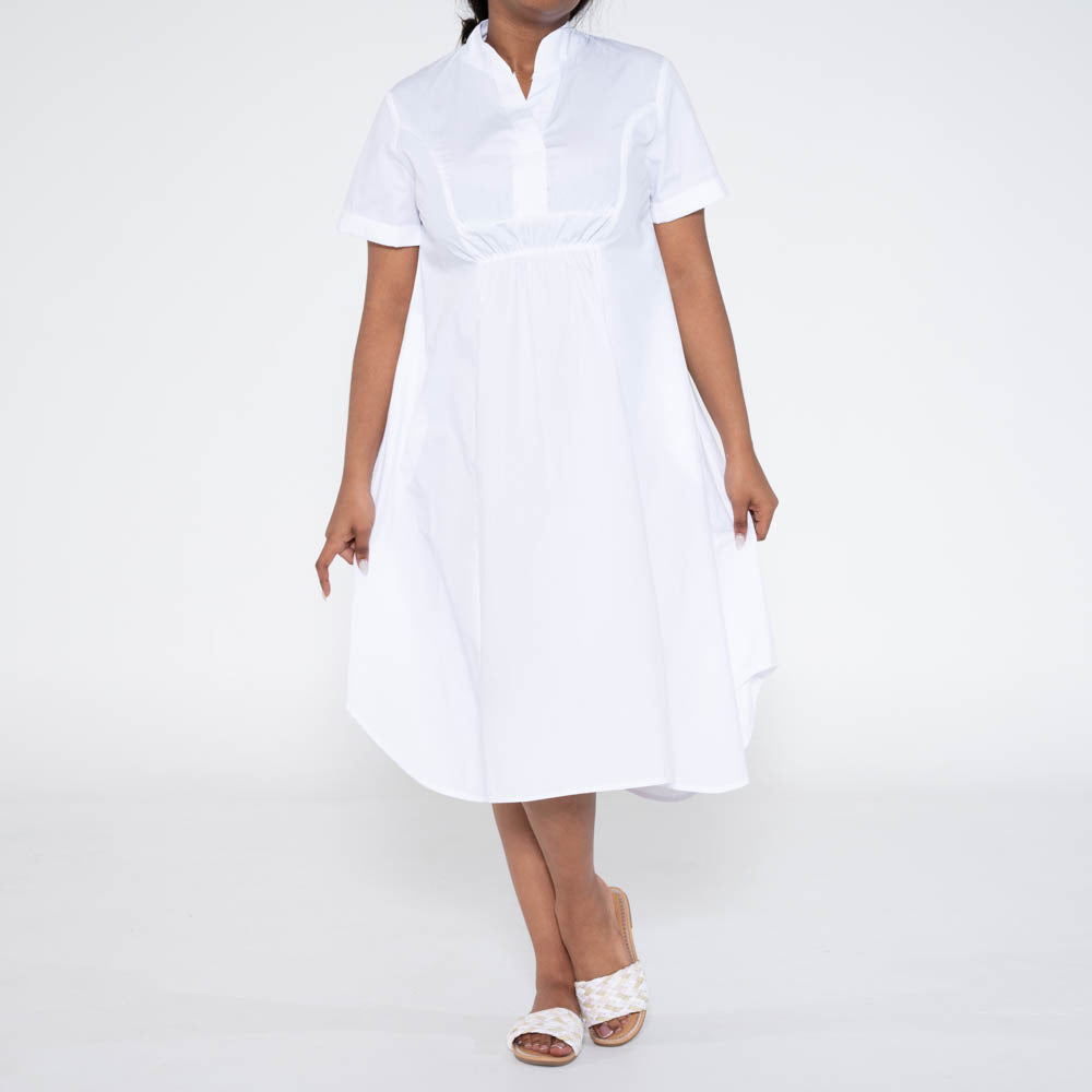 White Poplin Tunic