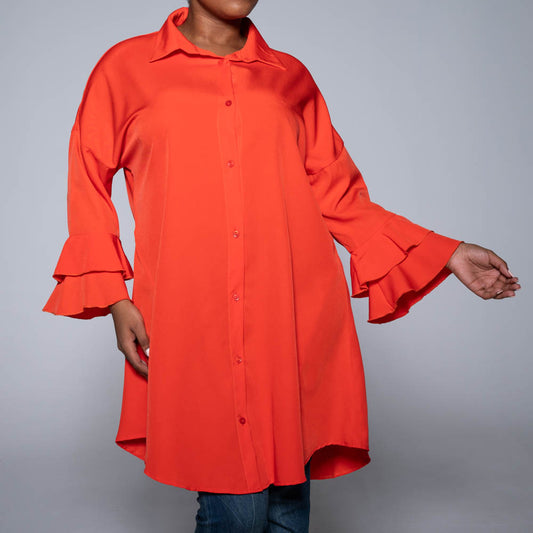 Terracotta Long Sleeve Tunic