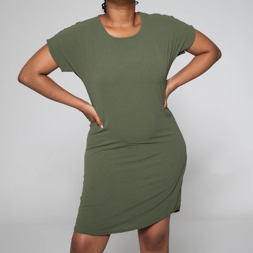 Olive Short Sleeve Tunic