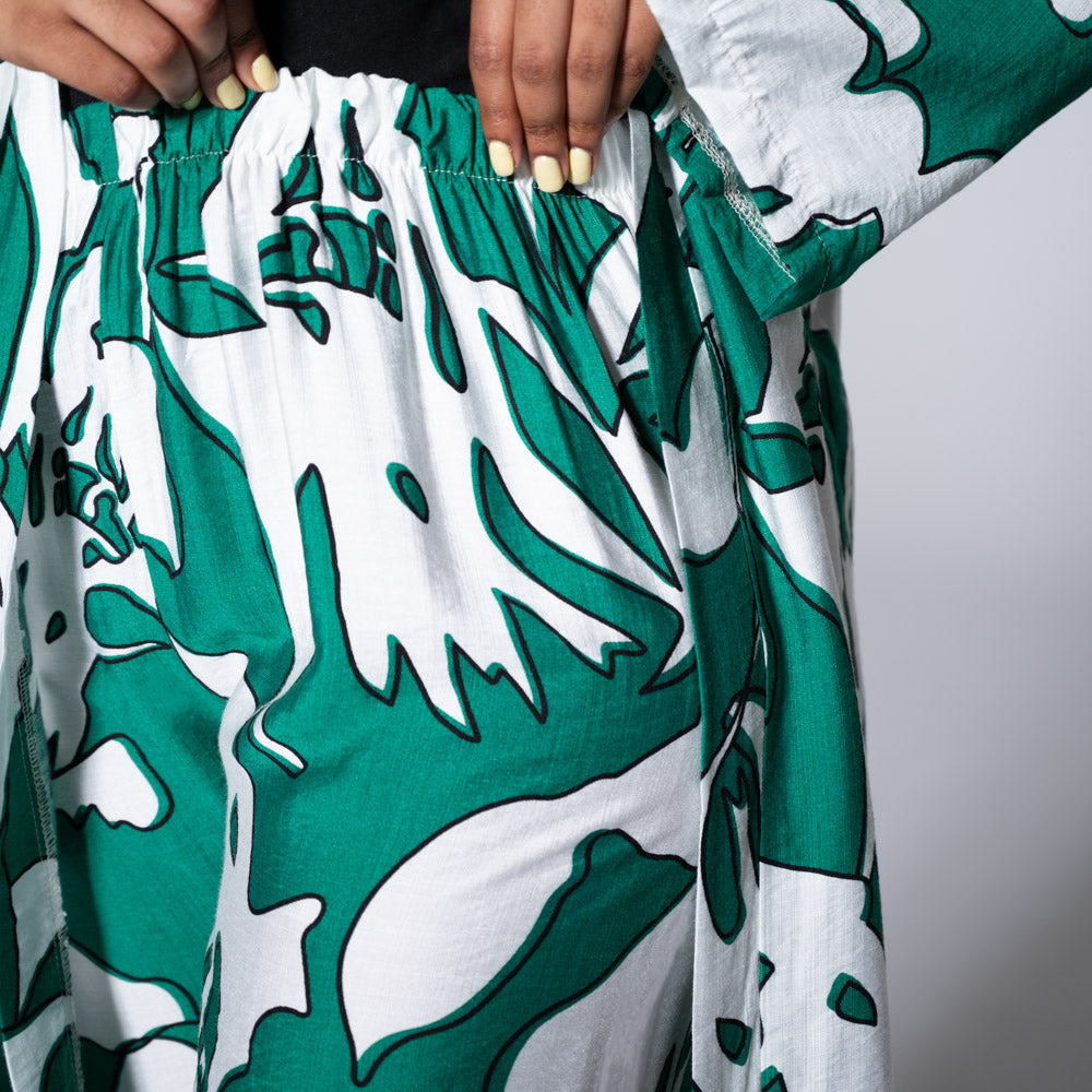 Emerald Printed Pants