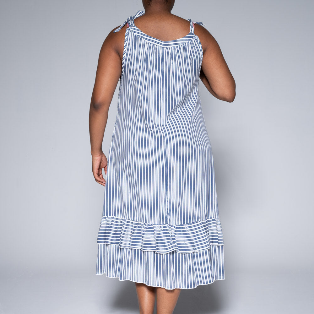 Striped Viscose Tunic