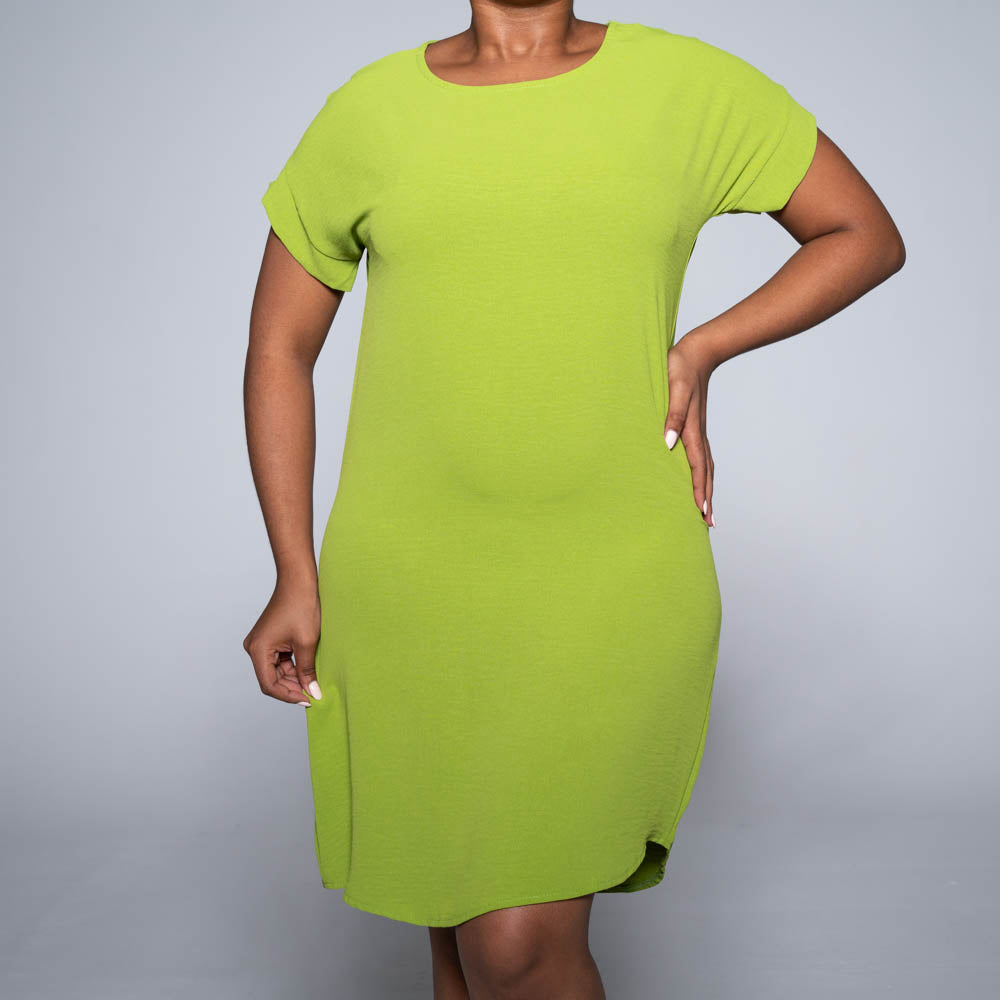 Chartreuse Plain Tunic