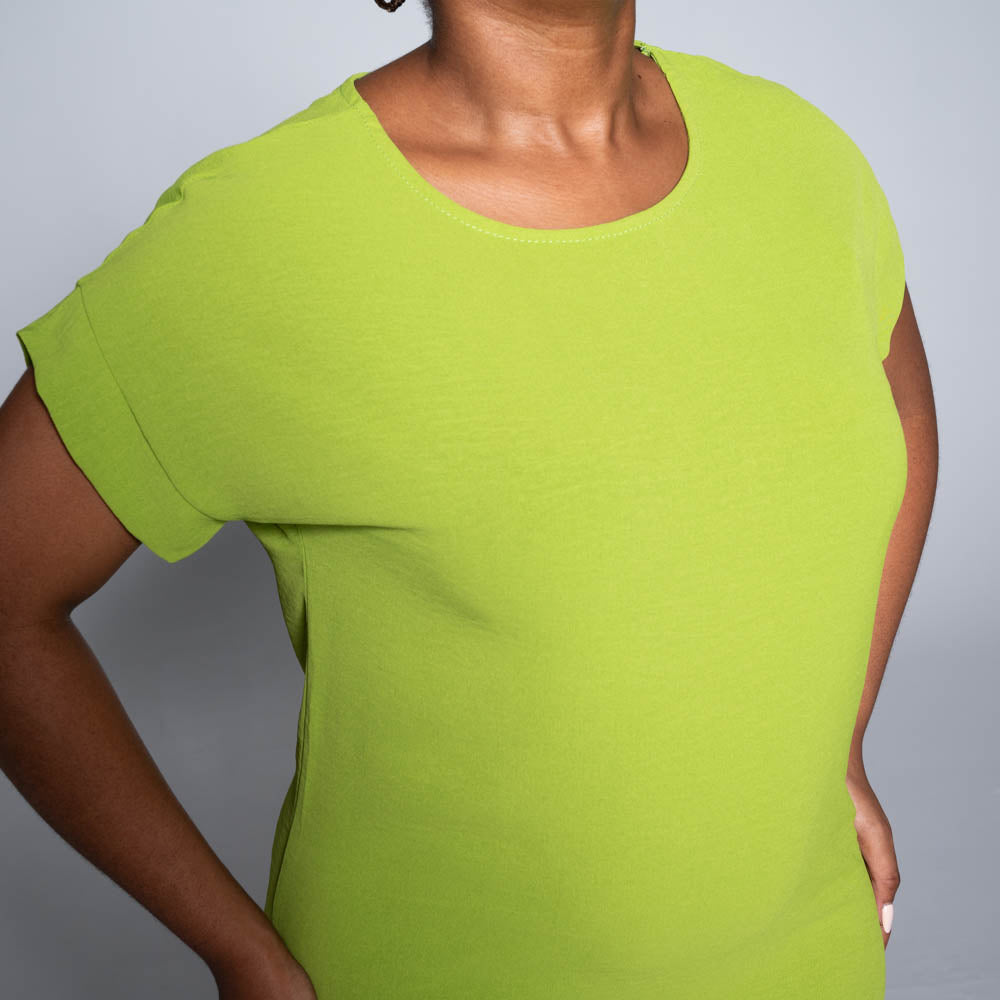 Chartreuse Plain Tunic