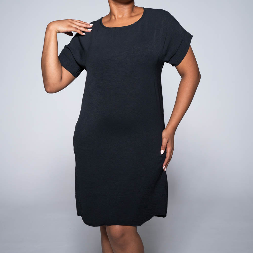 Black Plain Tunic