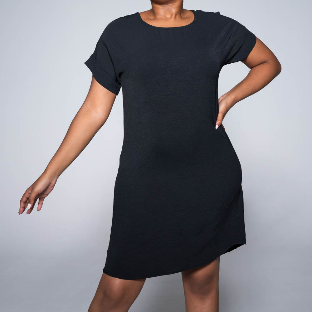 Black Plain Tunic