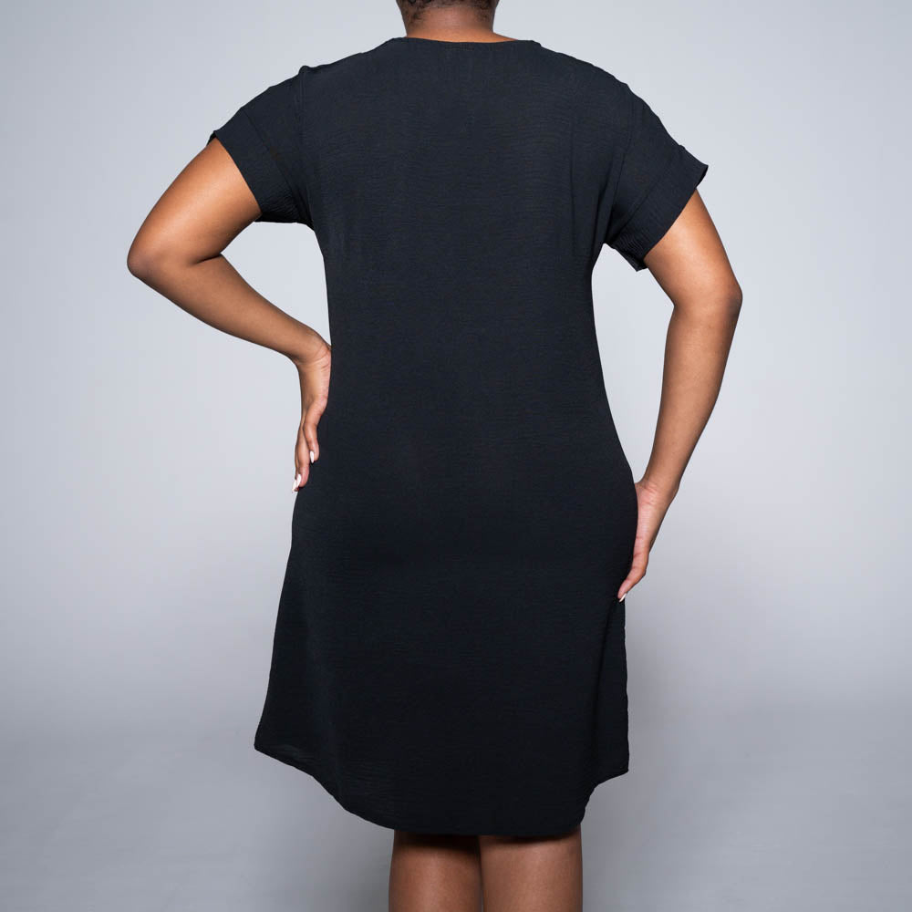 Black Plain Tunic