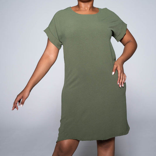 Olive Plain Tunic